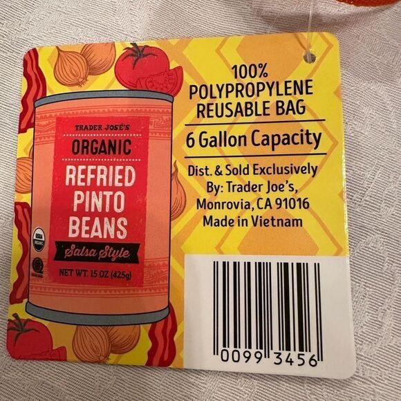 Trader Joe’s Plastic Reusable Shopping Tote Bag 6 Gallon Arizona Collectible - Picture 11 of 11